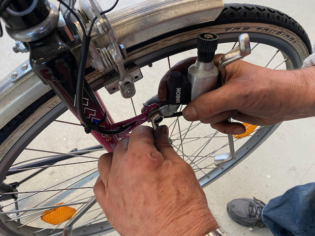 Reparatur Fahrradlicht