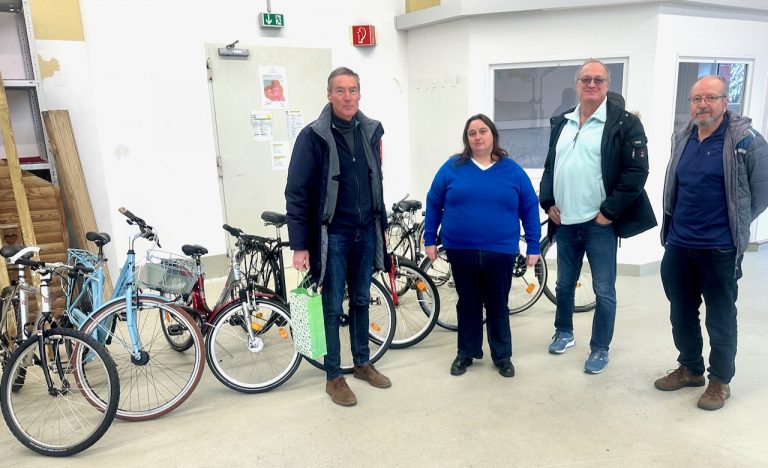 Übergabe der Räder